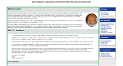 Desktop Screenshot of colichelp.com